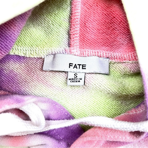 Fate tie dye colorful hoodie size S‎ - Picture 2 of 8